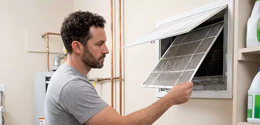 AC Filter Cleaning in Mesquite