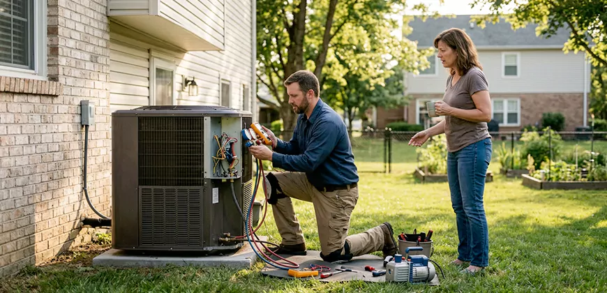 HVAC Replacement in Mesquite