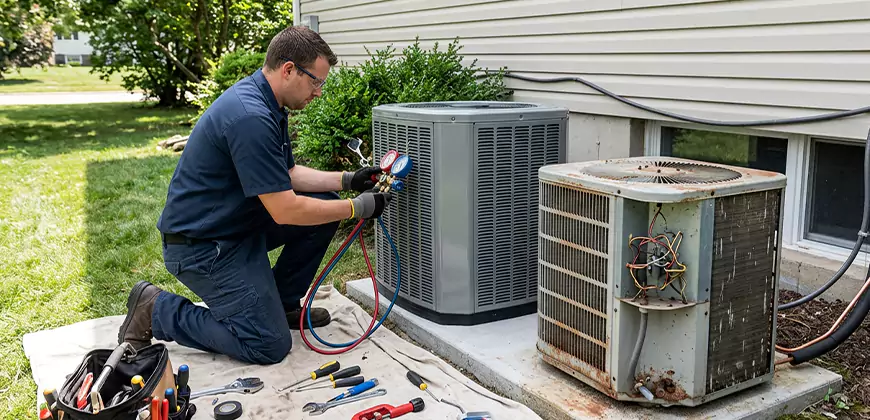 Seasonal AC Checkup in Mesquite