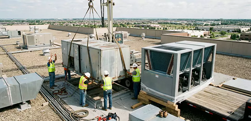 Warehouse and Industrial HVAC Replacement in Mesquite