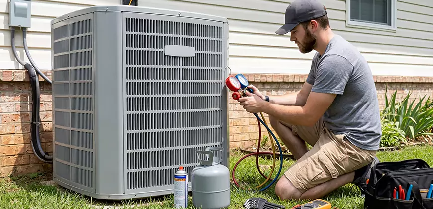 Emergency Air Conditioning Retrofit in Mesquite