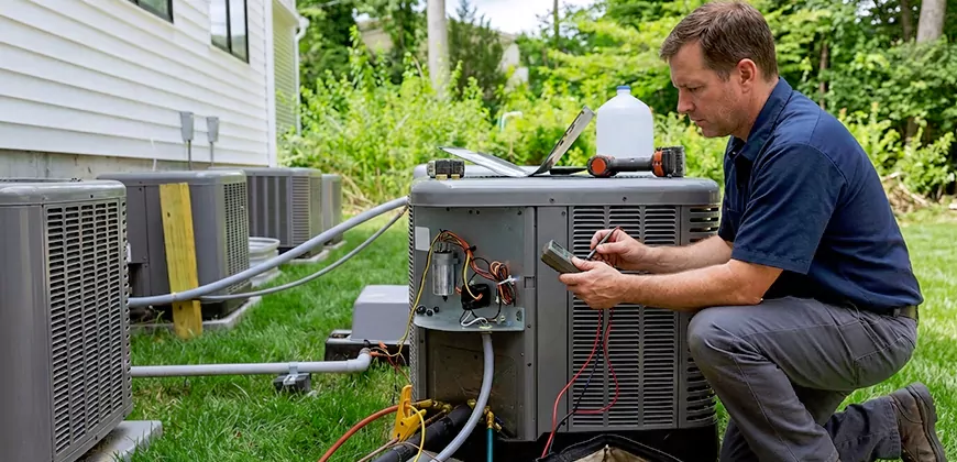 Heat Pump Conversion in Mesquite