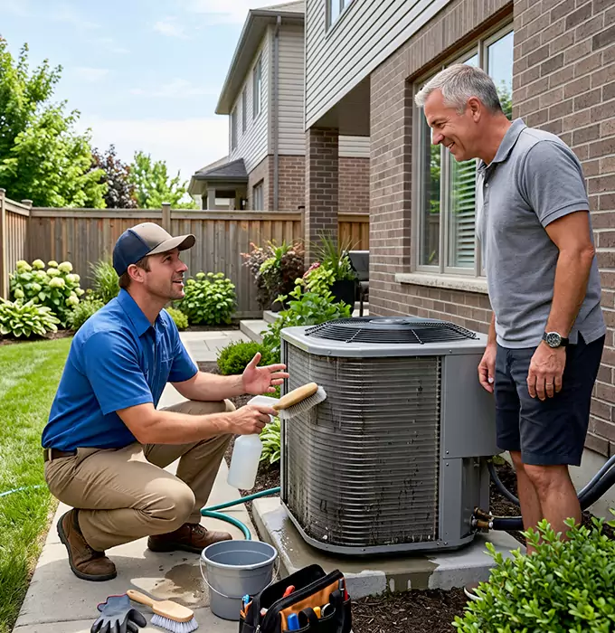 Why Mesquite, TX Homeowners Choose Mesquite HVAC Pro for Outdoor AC Unit Cleaning?